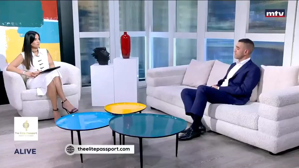 Charbel Abou Chebel interviewed on MTV Lebanon